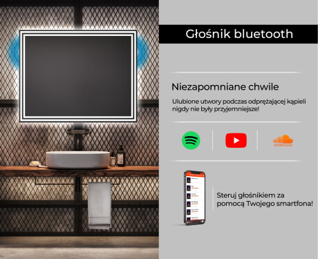 Lustro LED Łazienkowe Podświetlane LED57 #6