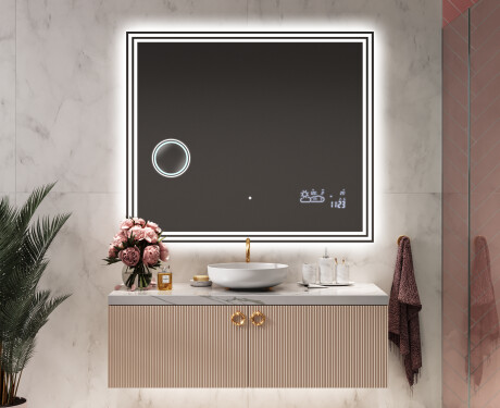 Lustro LED Łazienkowe Podświetlane LED57 #9