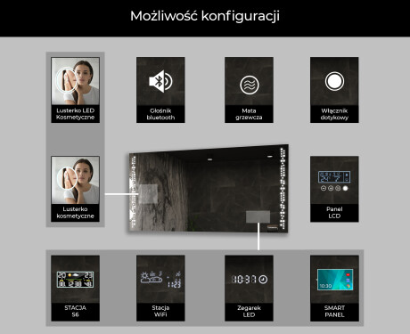 Lustro Łazienkowe Podświetlane LED65 #7