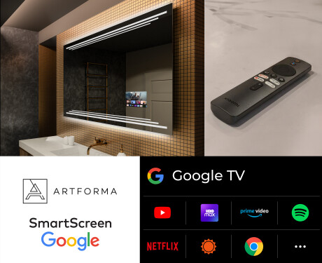 Lustro Łazienkowe Prostokątne Podświetlane LED75 #5