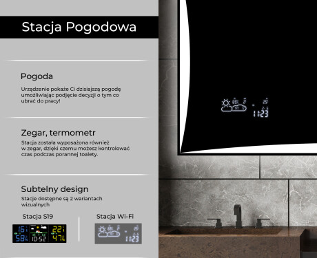 Lustro Łazienkowe Podświetlane LED77 #5