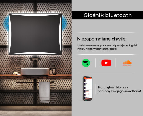 Lustro Łazienkowe Podświetlane LED77 #6
