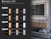 Lustro Łazienkowe z Podświetleniem LED - SlimLine L49 #6