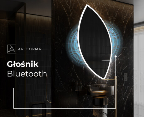 Lustro asymetryczne łazienkowe podświetlane LED L222 #5