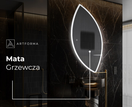 Lustro asymetryczne łazienkowe podświetlane LED L222 #8