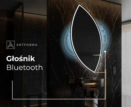 Lustro asymetryczne łazienkowe podświetlane LED L223 #5