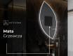 Lustro asymetryczne łazienkowe podświetlane LED L223 #8