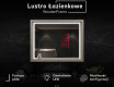 Lustro łazienkowe LED z ramą WoodenFrame w kolorze Dąb Oslo #2