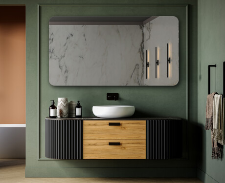 Zaokrąglone Lustro na wymiar L199