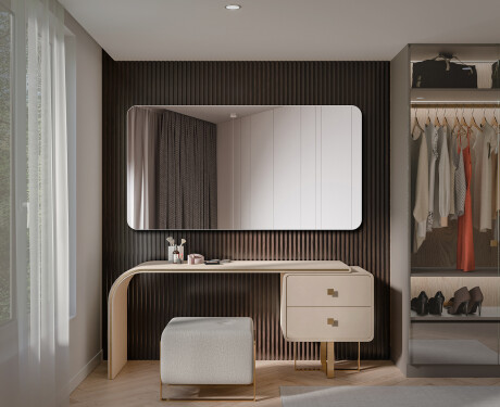 Zaokrąglone Lustro na wymiar L199 #2