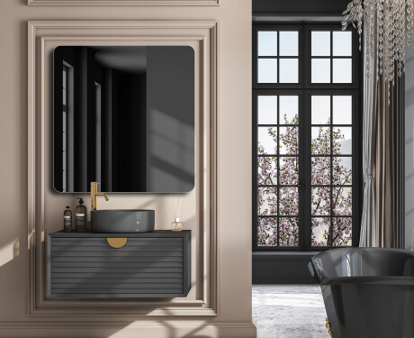 Zaokrąglone Lustro na wymiar L199 #4