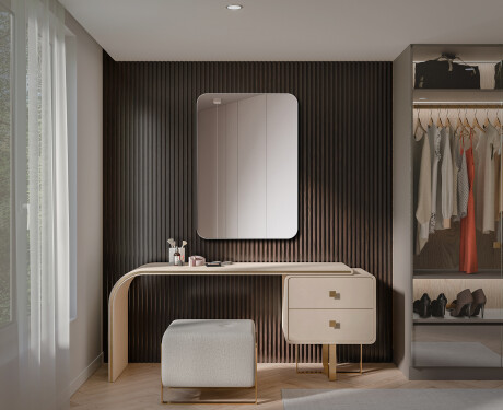 Zaokrąglone pionowe Lustro na wymiar L200 #2