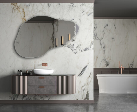 Nieregularne Lustro na wymiar L208 #5