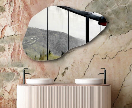 Nieregularne Lustro na wymiar L208 #6