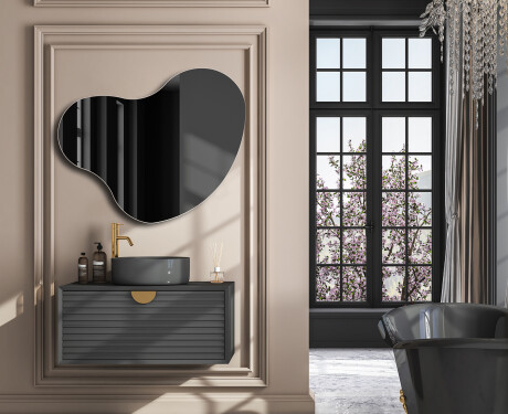 Nieregularne Lustro na wymiar L211 #4