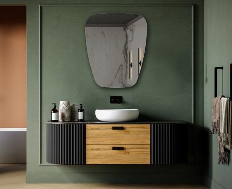 Nieregularne pionowe Lustro na wymiar L213