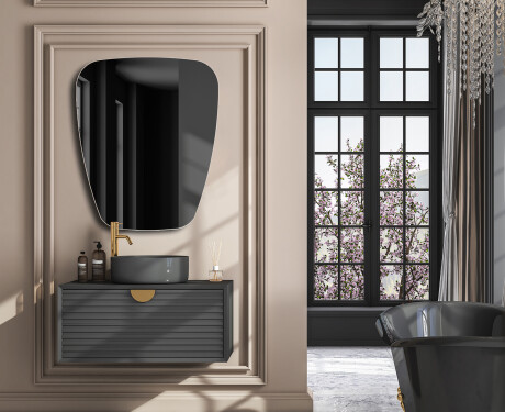 Nieregularne pionowe Lustro na wymiar L213 #4