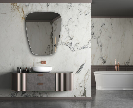 Nieregularne pionowe Lustro na wymiar L213 #5