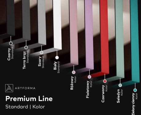 Prostokątne Lustro w ramie na wymiar L197 #3