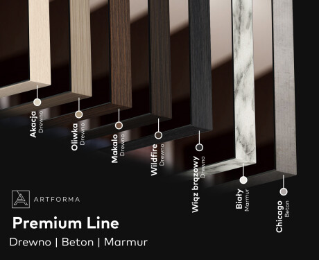 Prostokątne Lustro w ramie na wymiar L197 #4