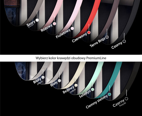 Okrągłe Lustro w ramie na wymiar L203 #2