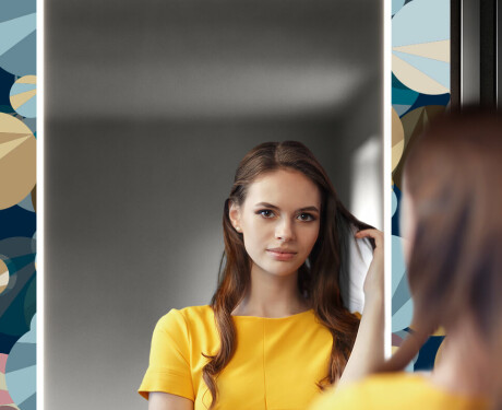 Podświetlane lustro dekoracyjne LED do przedpokoju - Ball #12