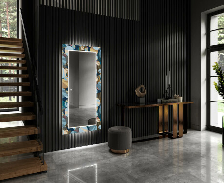 Podświetlane lustro dekoracyjne LED do przedpokoju - Ball #2