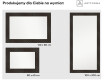 Podświetlane lustro dekoracyjne LED do łazienki - Golden Lines #2
