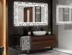 Podświetlane lustro dekoracyjne prostokątne LED do łazienki - Industrial #2