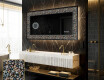 Podświetlane lustro dekoracyjne LED - Natural Stones