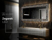 Podświetlane lustro dekoracyjne LED - Natural Stones #6