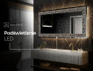 Podświetlane lustro dekoracyjne LED - Natural Stones #9