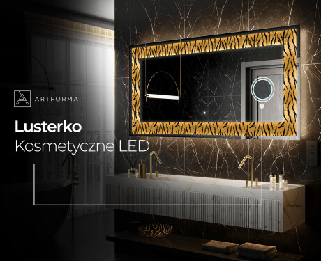 Podświetlane lustro dekoracyjne LED - Vintage Vibes #8