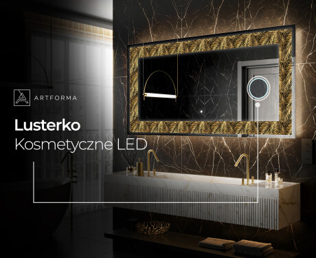 Podświetlane lustro dekoracyjne LED - Tropical Paradise #7