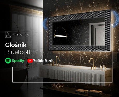 Podświetlane lustro dekoracyjne LED - Modern Masterpiece #7