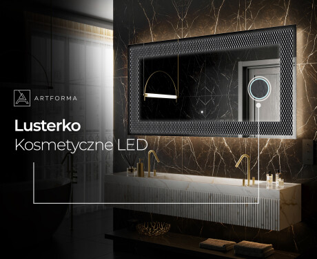 Podświetlane lustro dekoracyjne LED - Modern Masterpiece #8