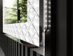 Podświetlane lustro dekoracyjne LED - Marble Uplift #3