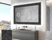 Podświetlane lustro dekoracyjne LED - Dark Elegance