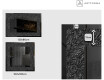 Podświetlane lustro dekoracyjne LED - Dark Elegance #2