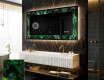 Podświetlane lustro dekoracyjne LED - Malachite Magic