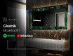 Podświetlane lustro dekoracyjne LED - Malachite Magic #7