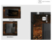 Podświetlane lustro dekoracyjne LED - Amber Shell #2