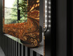 Podświetlane lustro dekoracyjne LED - Amber Shell #3