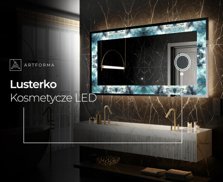 Podświetlane lustro dekoracyjne LED - Sapphire Reflections #7