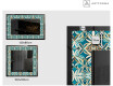 Podświetlane lustro dekoracyjne LED - Floral Elevations #2