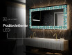 Podświetlane lustro dekoracyjne LED - Floral Elevations #7