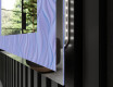 Podświetlane lustro dekoracyjne LED - Colorful Ruffles #3