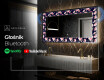 Podświetlane lustro dekoracyjne LED - Floral Layouts #7