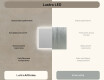 Prostokątne lustro łazienkowe LED 80x60cm z Dual color, Włącznik dotykowy, Mata grzewcza #7