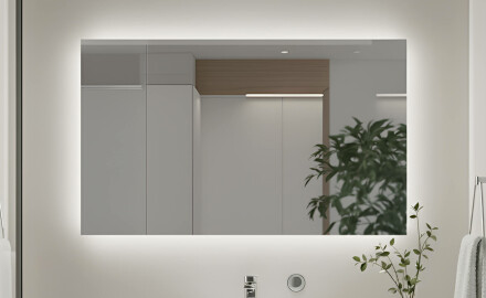 Lustro łazienkowe podświetlane 60x80/80x60 cm z neutralną barwą światła 4500K